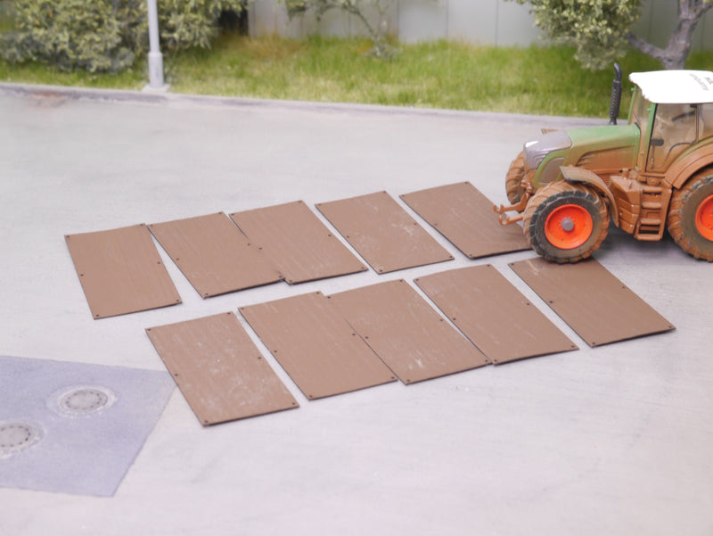 EM614 10x Stahlplatten als Ladegut oder für Wegebau