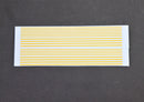 EM638 gelbe Streifen Siebdruckdecal 20x 80mm