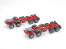 1:87 EM0381 MB SK 8x8 Chassis 2 Stk. als Bausatz rot