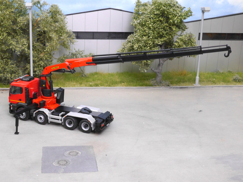 Bausatz für 75mt Ladekran in Arbeitsstellung (2 Ausschübe)