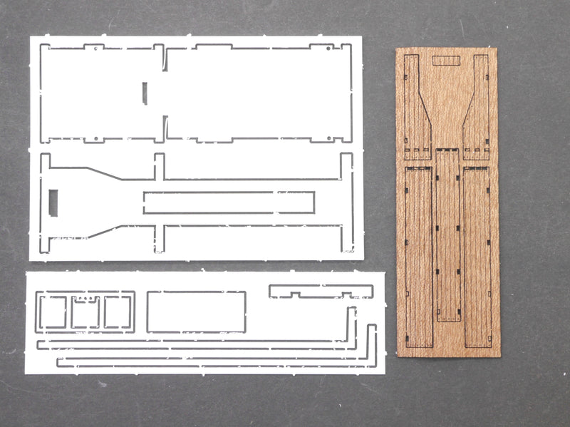 EM110 Bausatz Pritsche mit Holz für 26ft Chassis