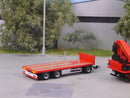 EM147 1:87 Bausatz 4a/3a Pritschen Hängerzug mit Ladekran