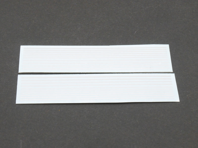 EM671 silberne Streifen Siebdruckdecal 20x 80mm