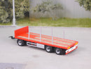 EM117.2 1:87 Bausatz 3achs Drehschemel Pritschenanhänger mit Rungen