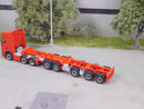 EM124.2 1:87 Bausatz 5achs Container Trailer teilbar mit Radsätzen und separaten Kotflügeln