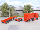 EM167.2 1:87 Bausatz 3+4achs Combi-Container Trailer teilbar mit Radsätzen