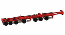 EM167.2 1:87 Bausatz 3+4achs Combi-Container Trailer teilbar mit Radsätzen