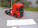 EM626 Bausatz für Chassis Vollverkleidung Scania 6x2 tief mit Riffelblech