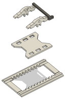 EM635 2x Bausatz für verschiebbare Sattelplatte