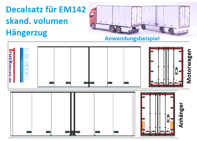 EM142 Bausatz für Volumen HZ nach skand. Vorbild